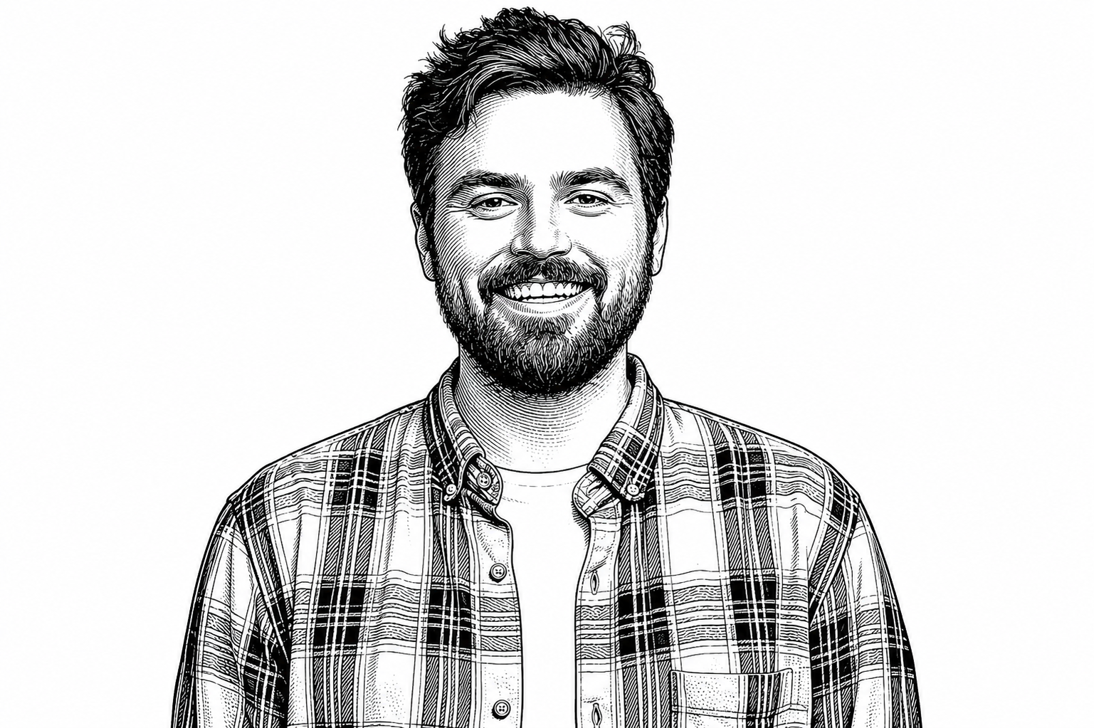 Arte lineal limpio vectorial