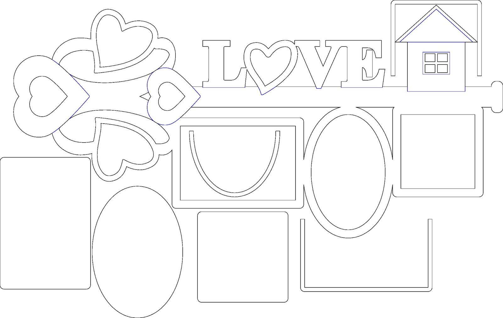 porta retrato llave love