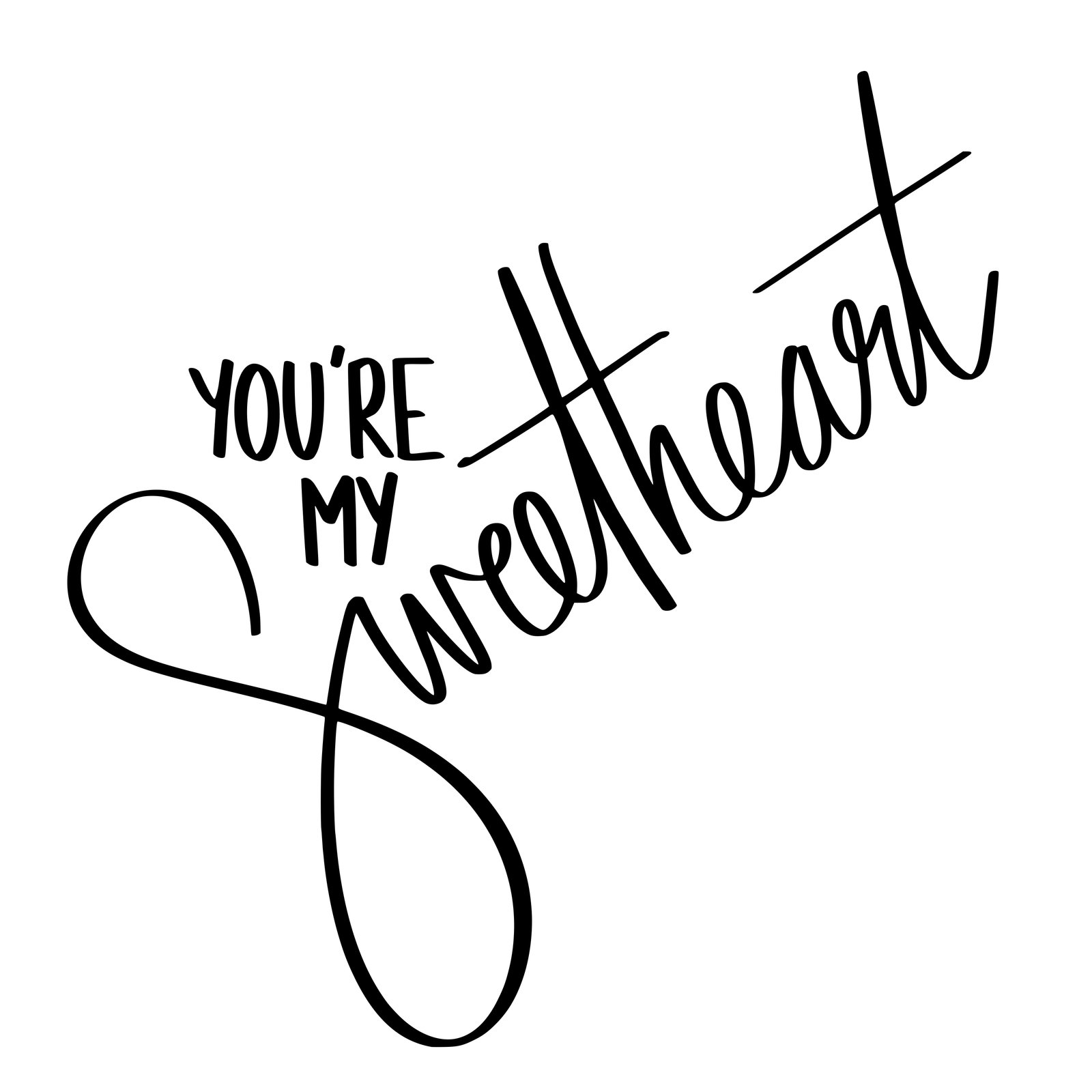 you are my sweetheart