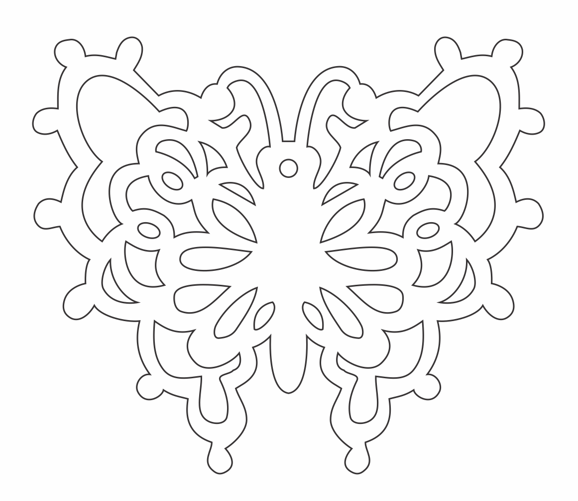 adorno navideño mariposa