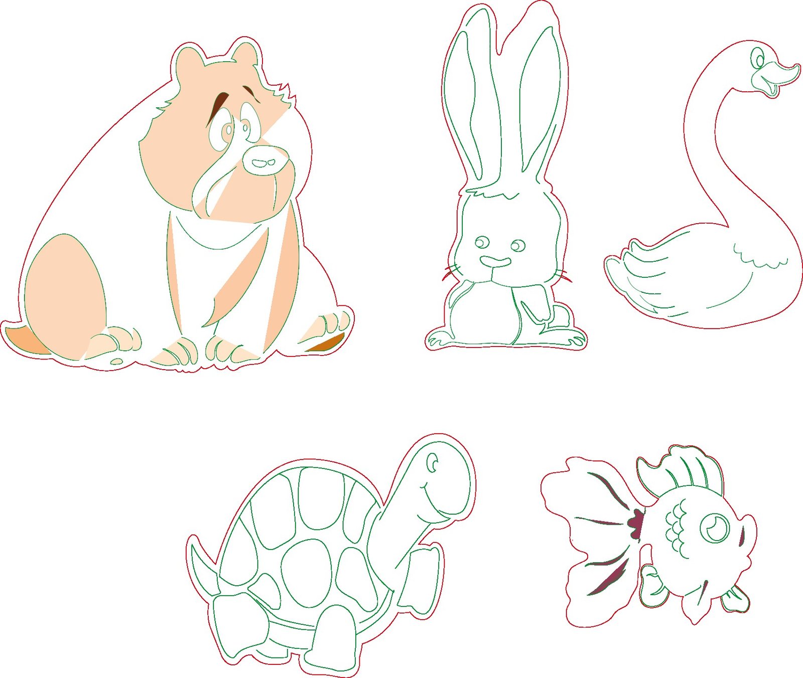 apliques de animales