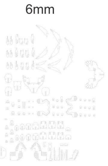 caballo con alas 6mm