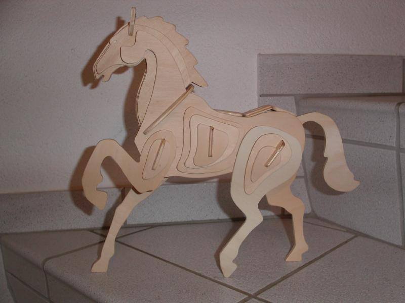 caballo tridimensional