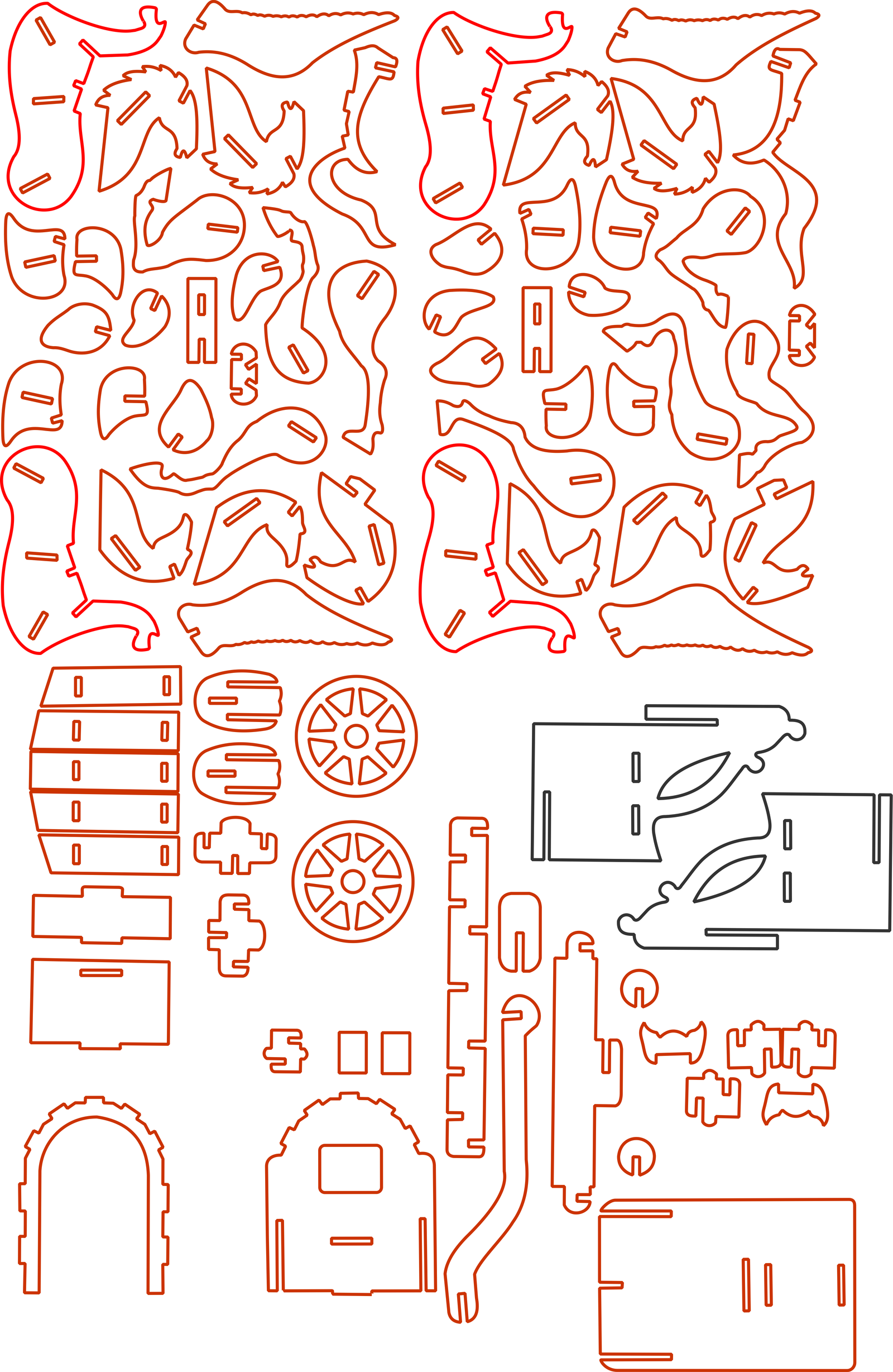 caballos alados con carroza