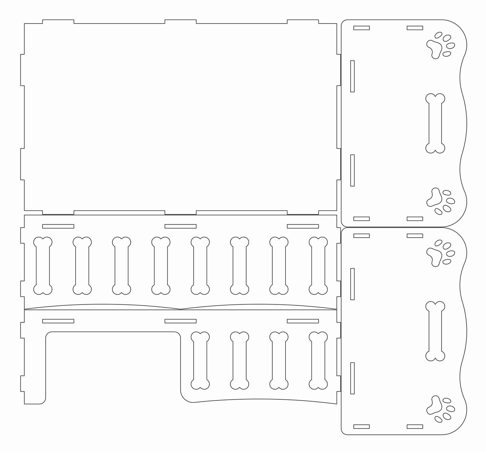 cama para perro rejilla