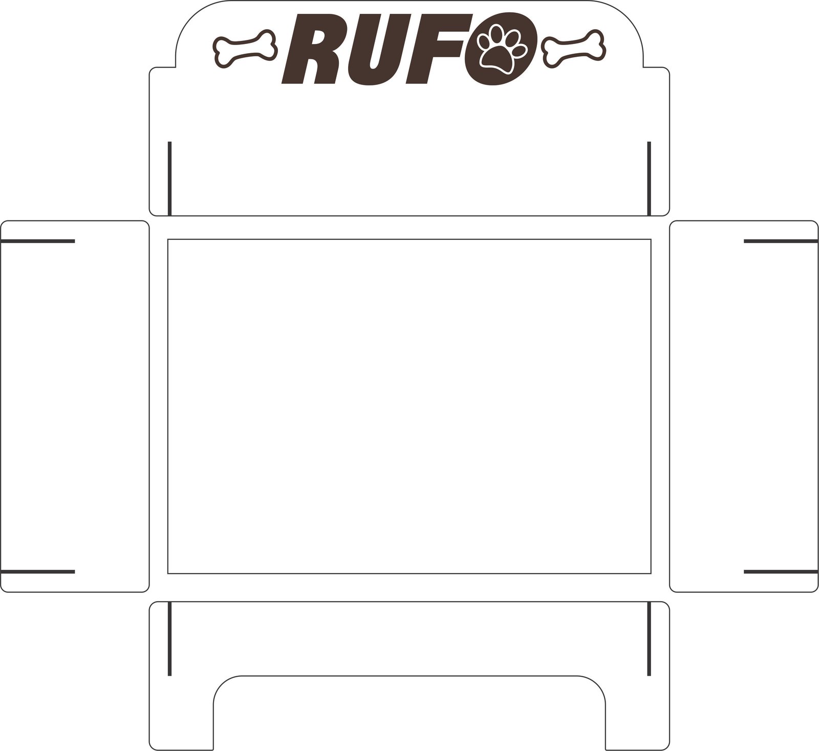 cama para perro rufo