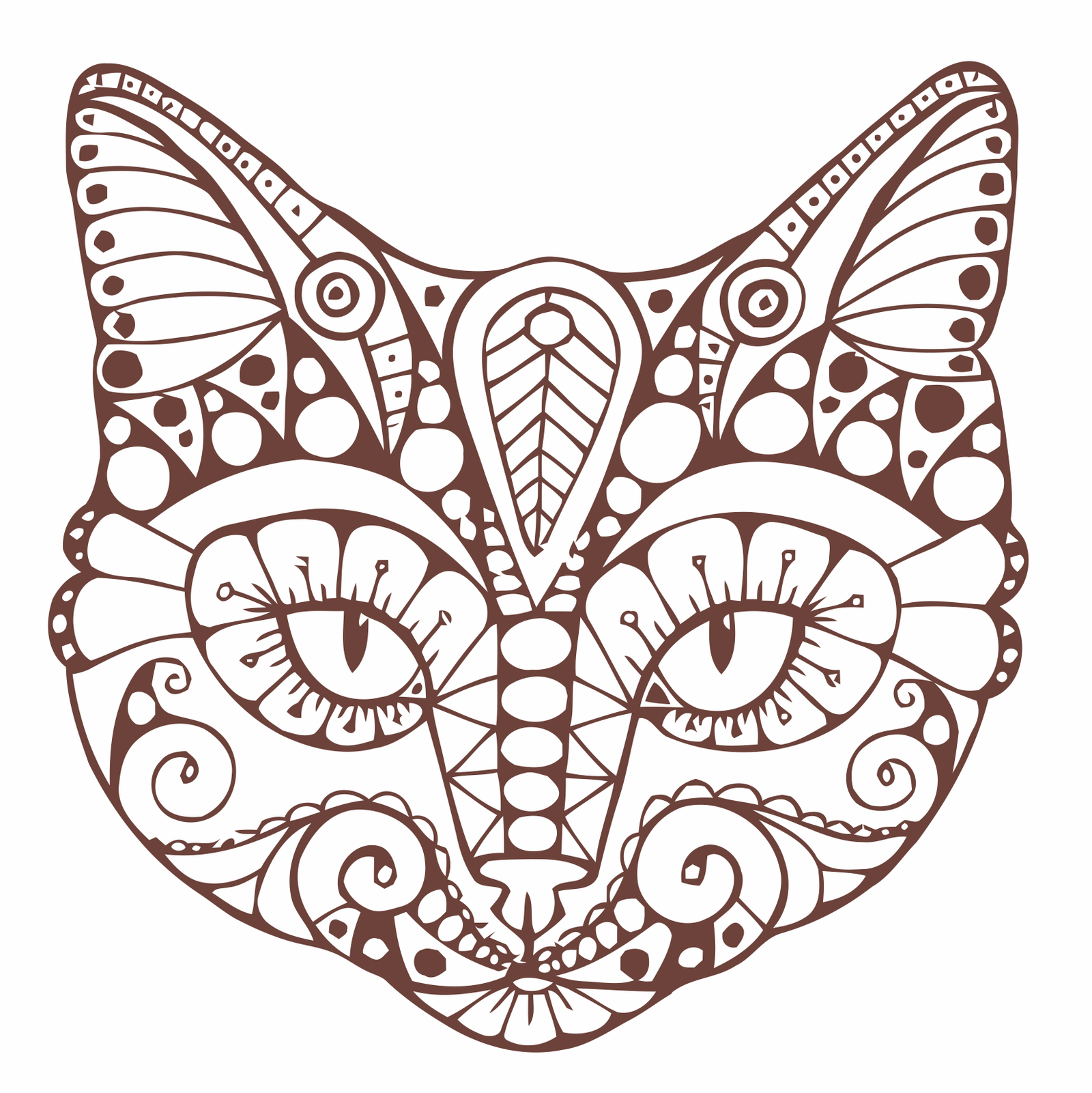 cara de gato de grecas