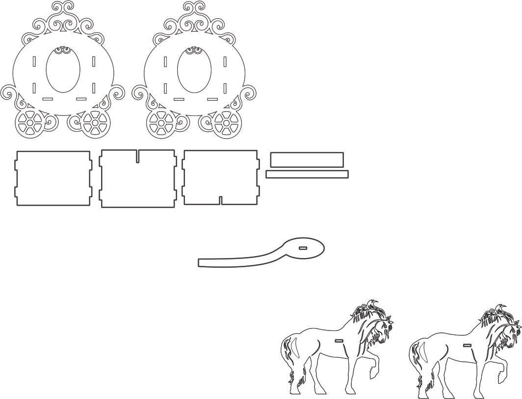 carroza con caballos