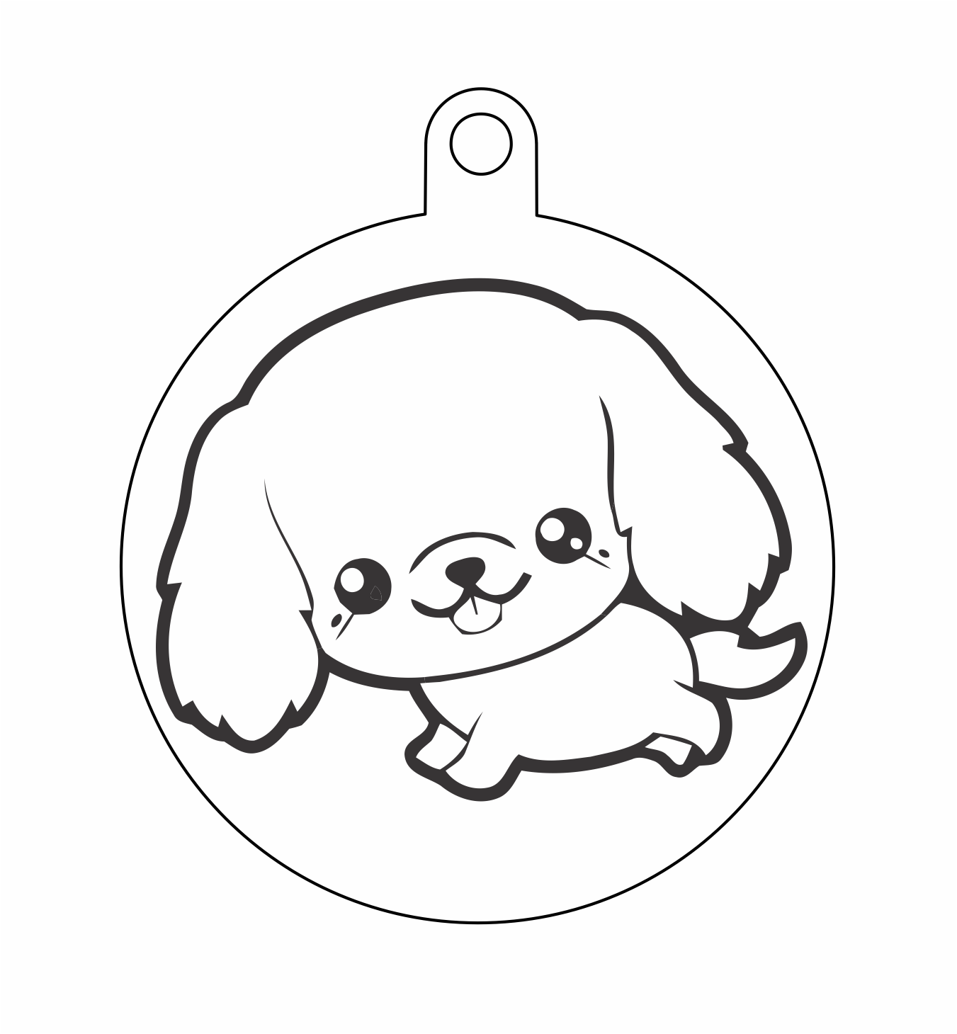 esfera perro corriendo