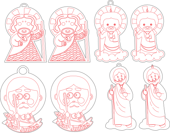 imágenes de caricatura de san judas