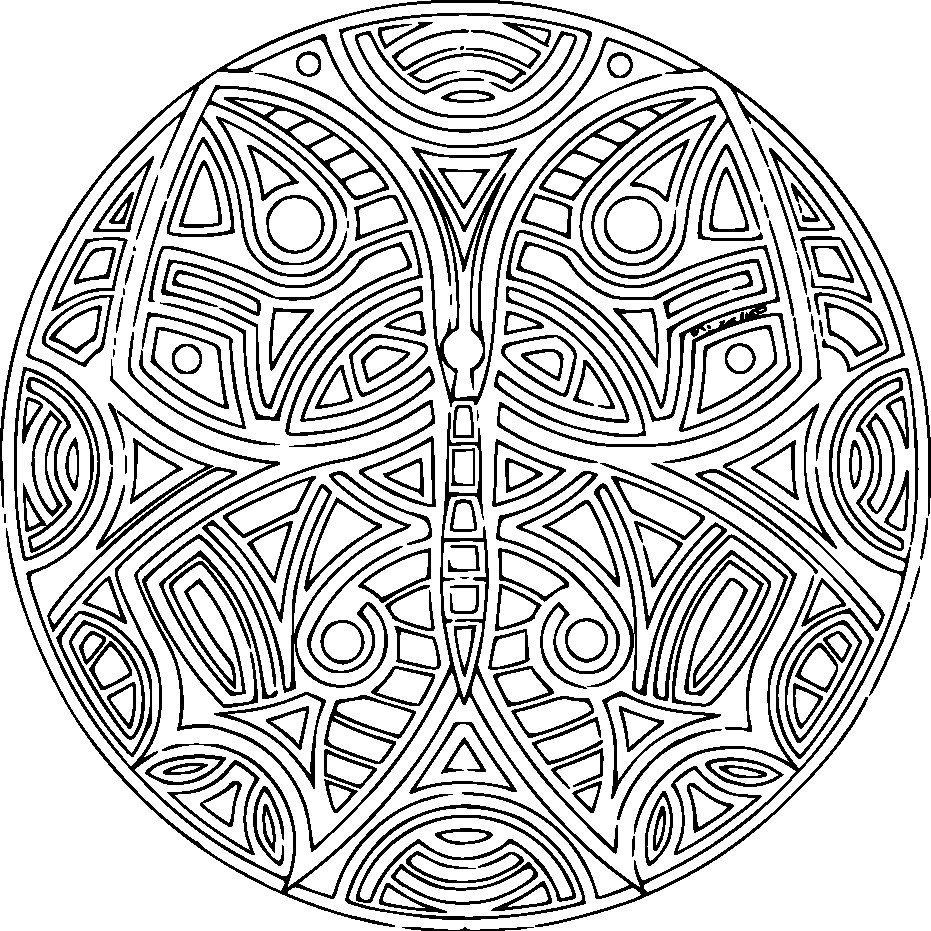 mandala mariposa