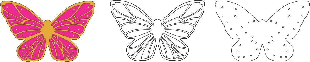 mariposa decorativa