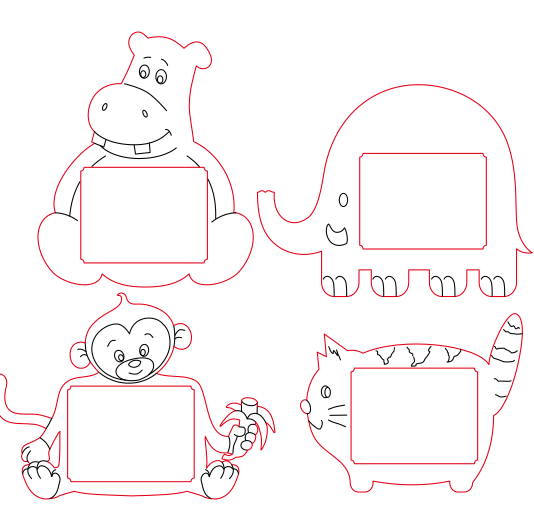 portaretratos de animales