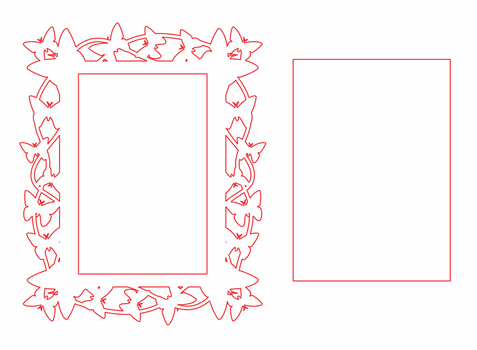 portarretrato mariposas