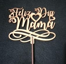 cake topper feliz día mamá