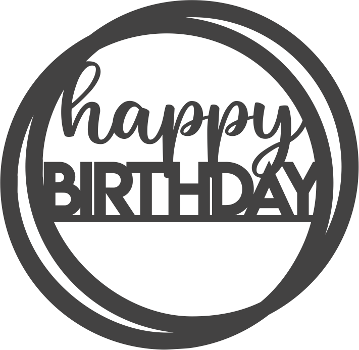 cake topper happy birthday 1