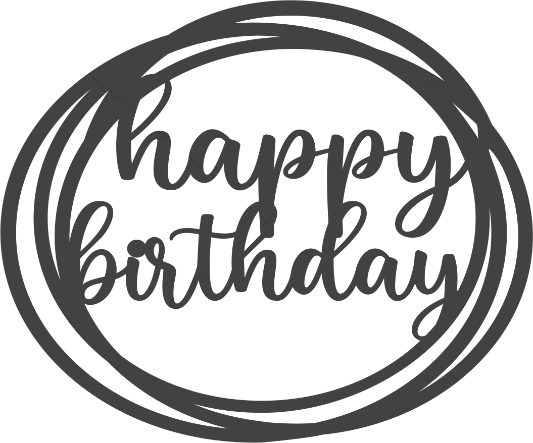 cake topper happy birthday 3