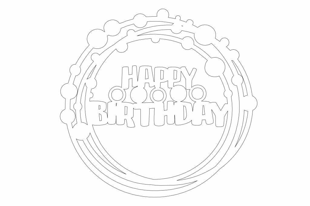 cake topper happy birthday 6