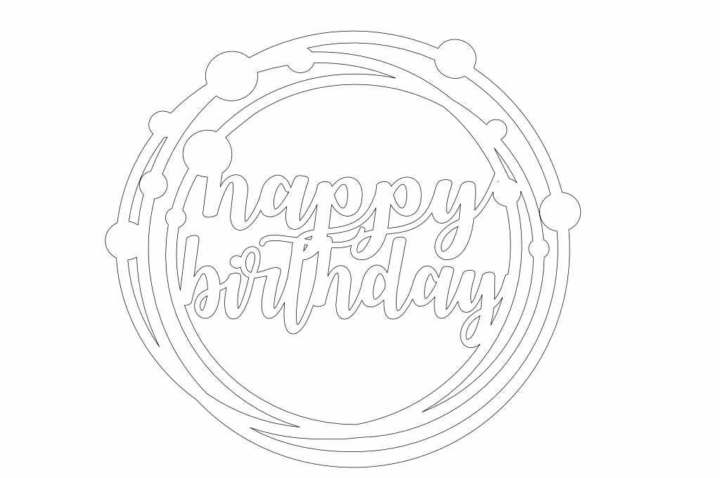 cake topper happy birthday 7