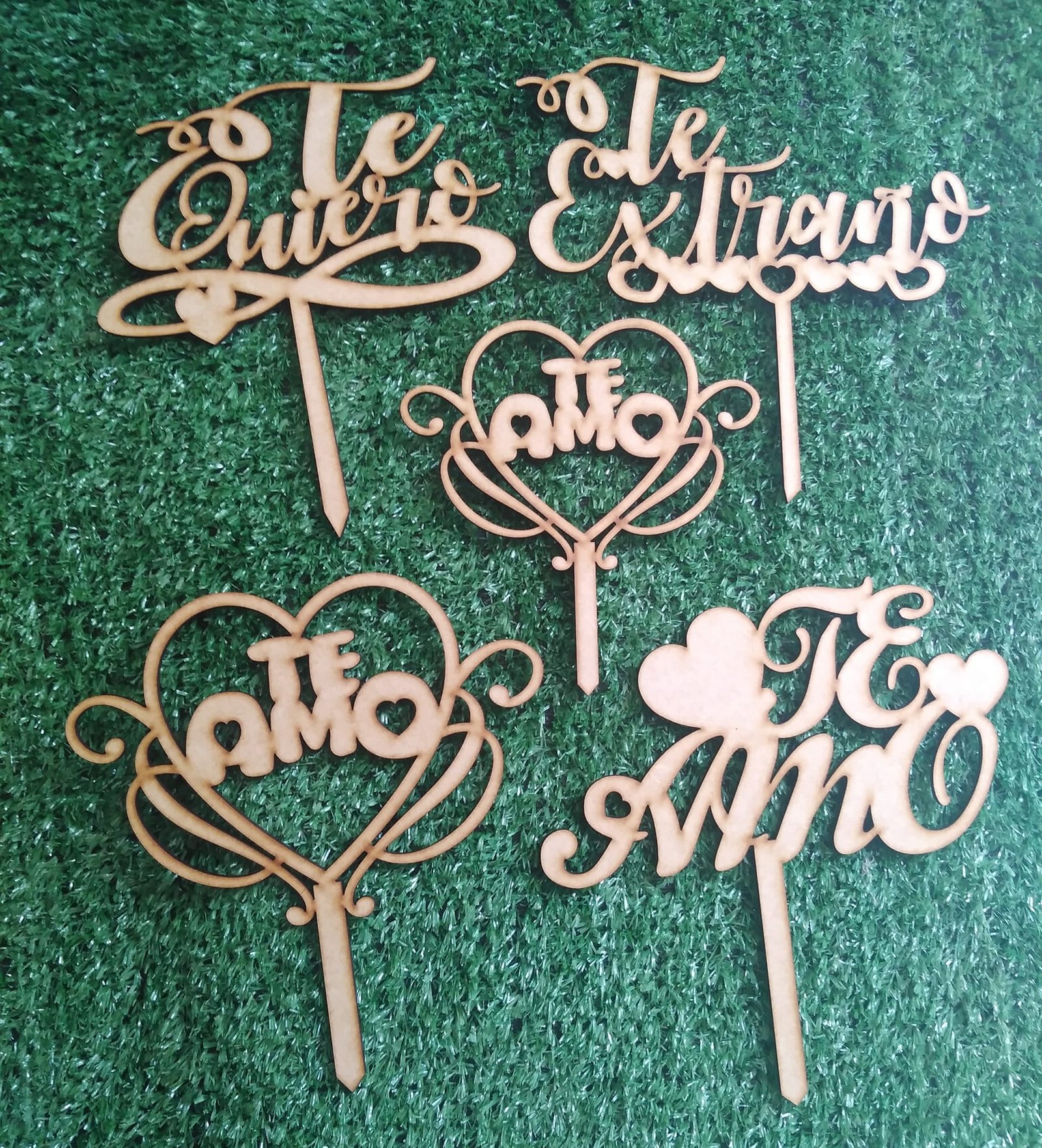 cake toppers con frases de amor