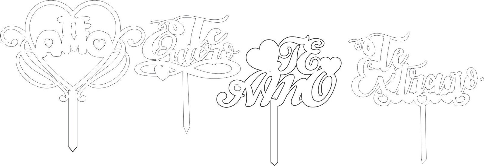 cake toppers de amor