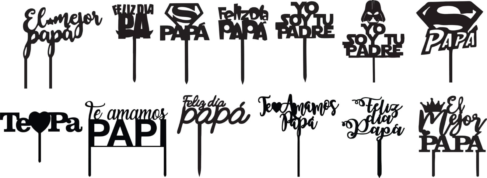 cake toppers papá