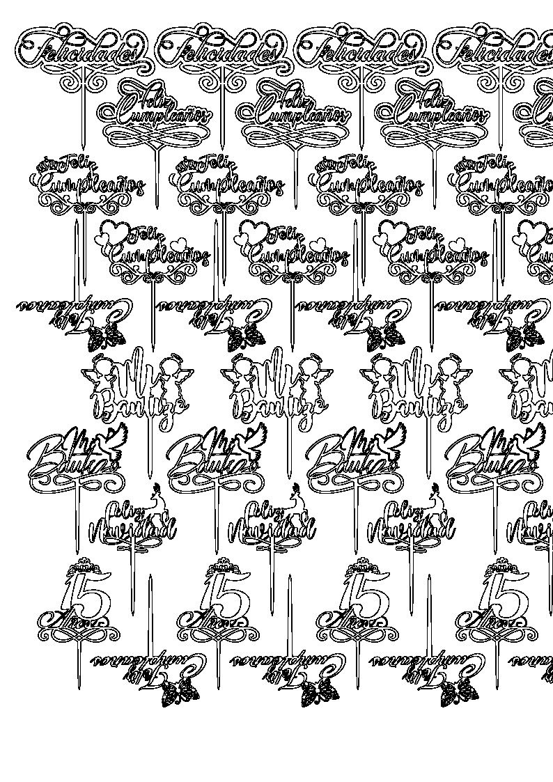 galería de cake toppers