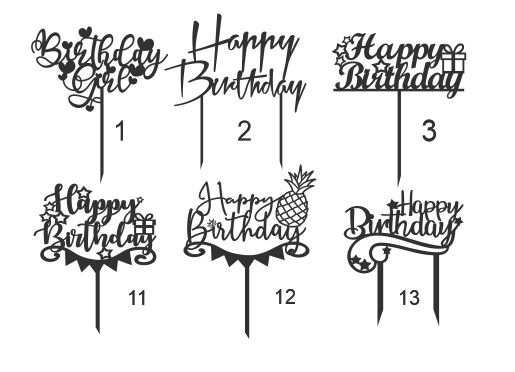 topper happy birthday 6