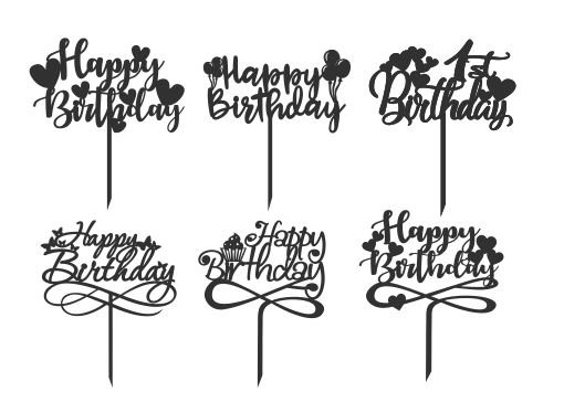 toppers happy birthday 7