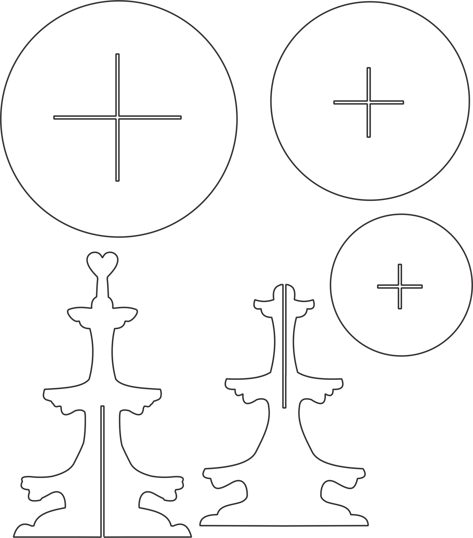 torre para cupcakes de 3 niveles