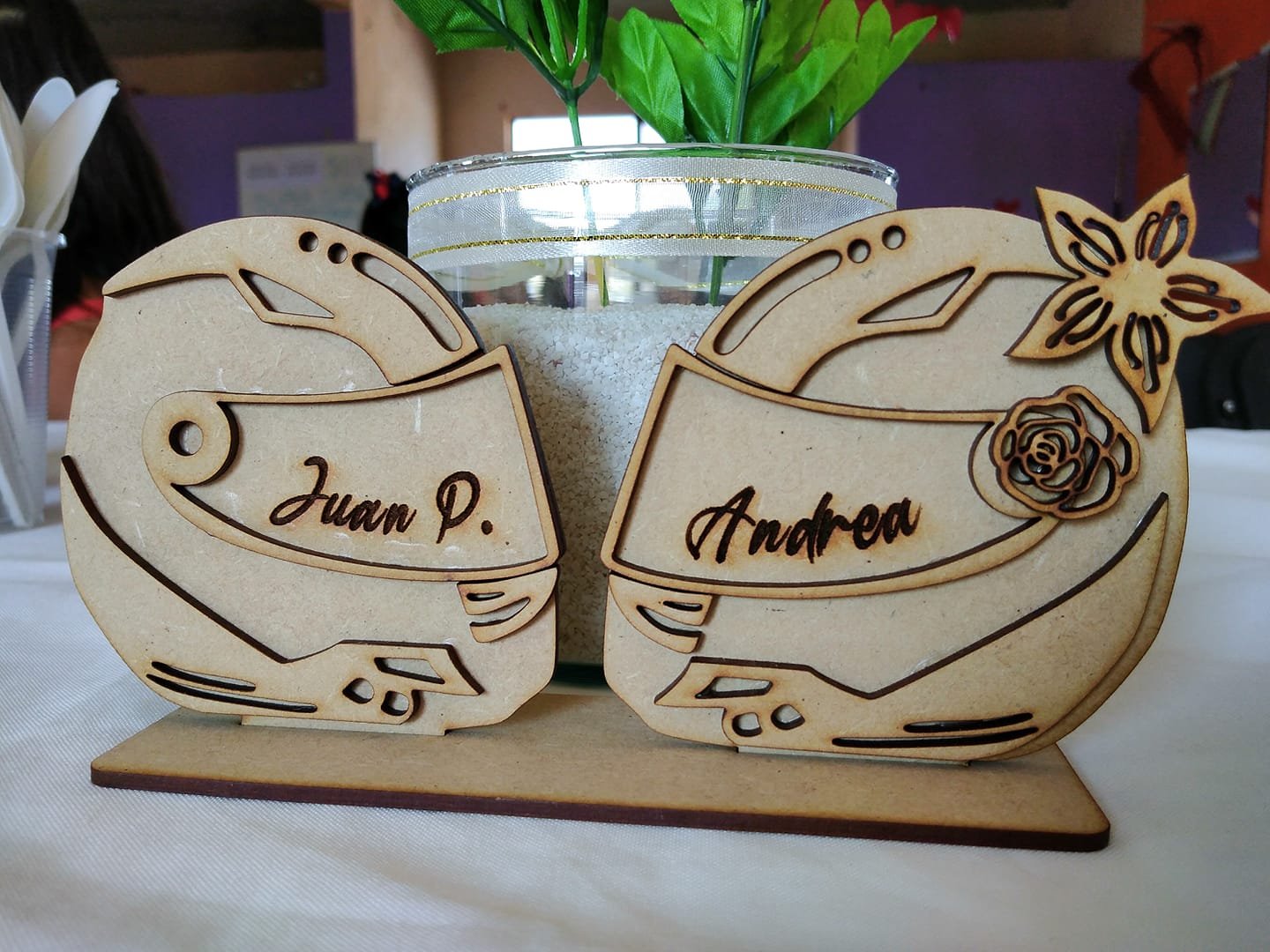 adorno cascos de moto