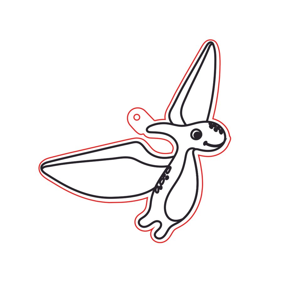 adorno colgante de dinosaurio 3