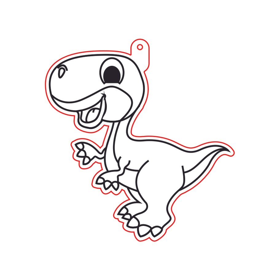 adorno colgante de dinosaurio 5