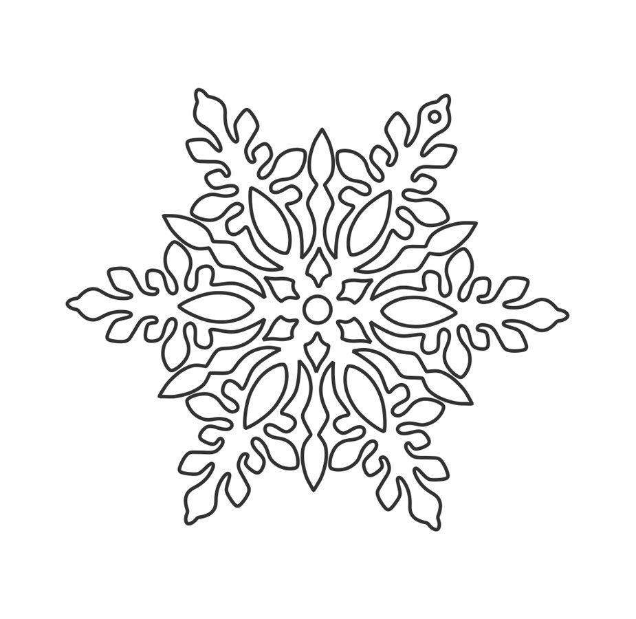 adorno de copo de nieve