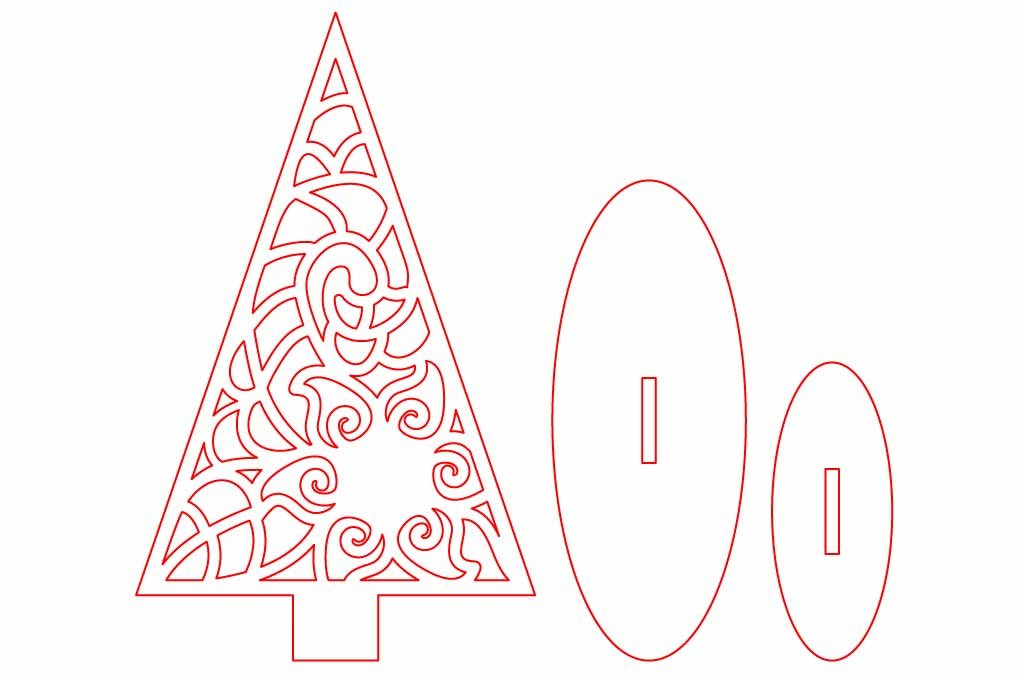 adorno de pino para mesa 8