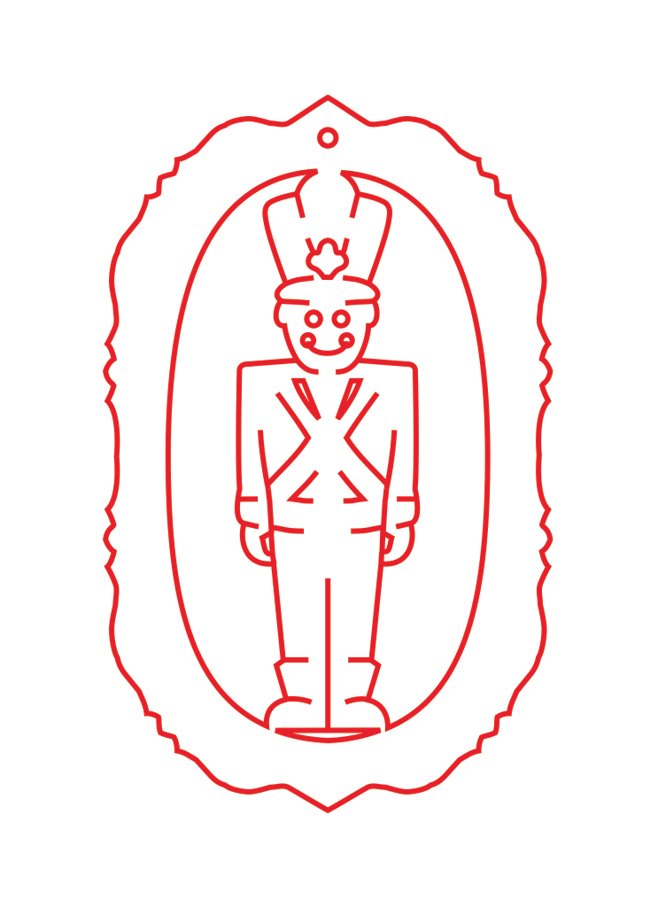 adorno soldadito de plomo