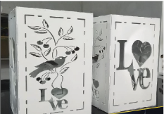 centros de mesa love