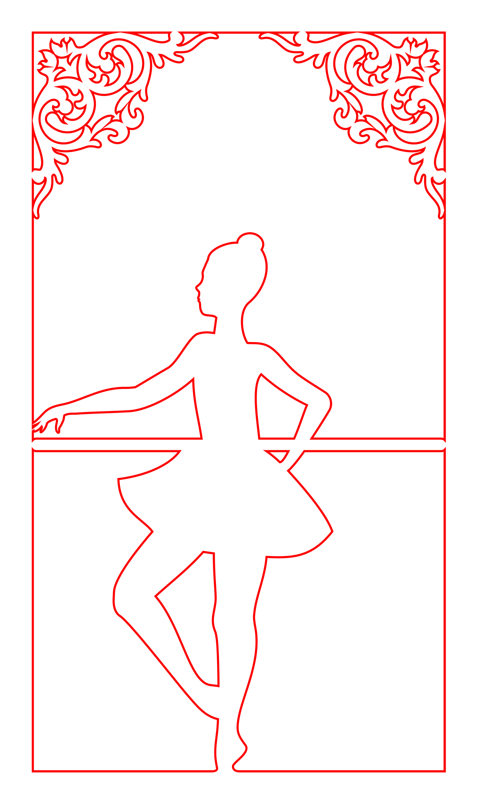 cuadro decorativo de bailarina