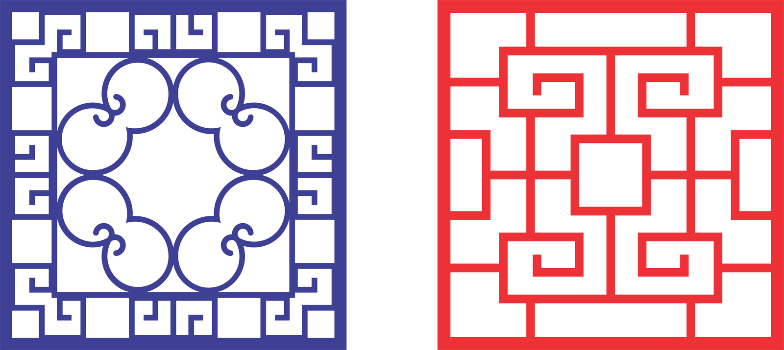 cuadros con patrones decorativos 2