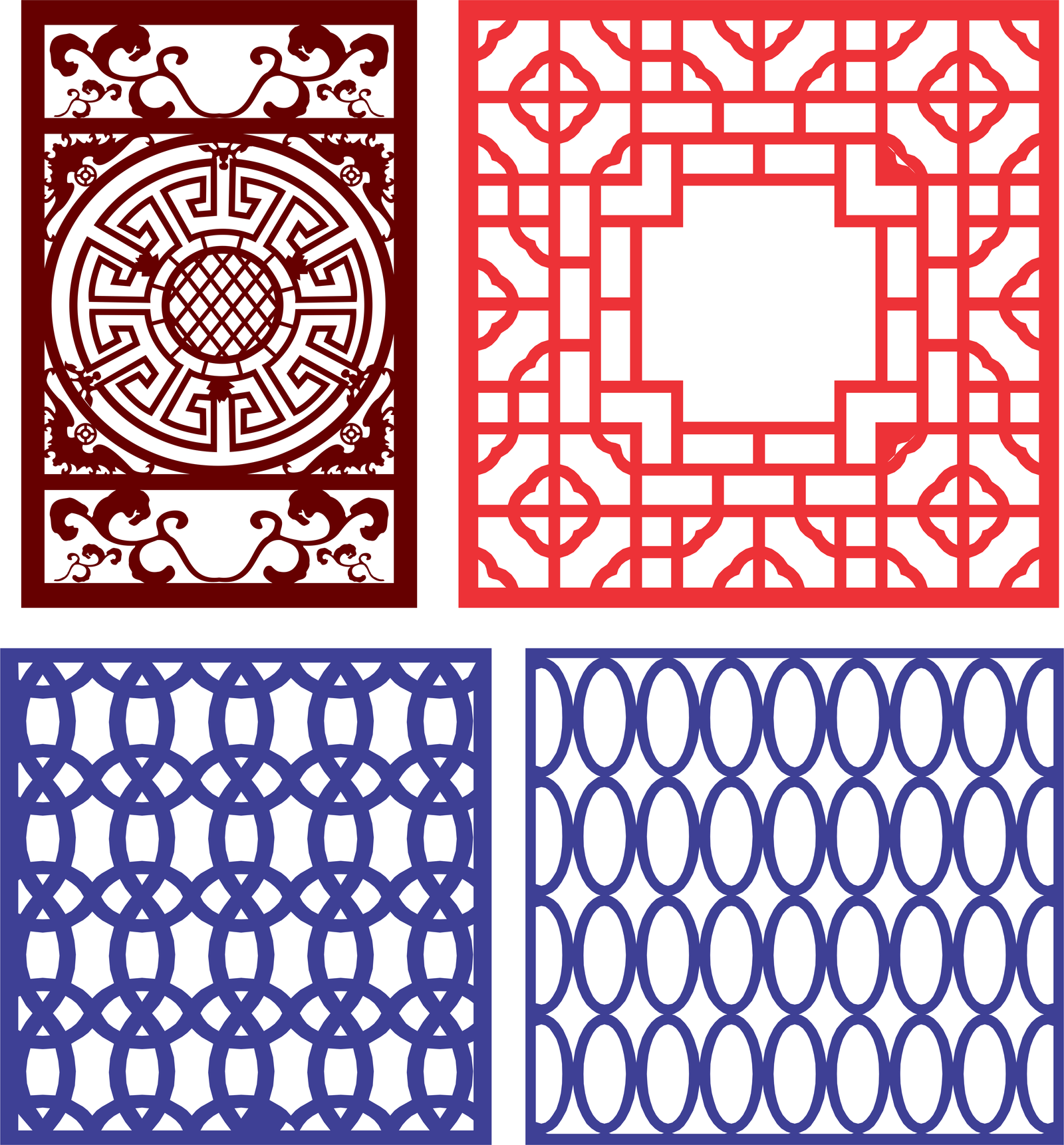 cuadros con patrones decorativos 4