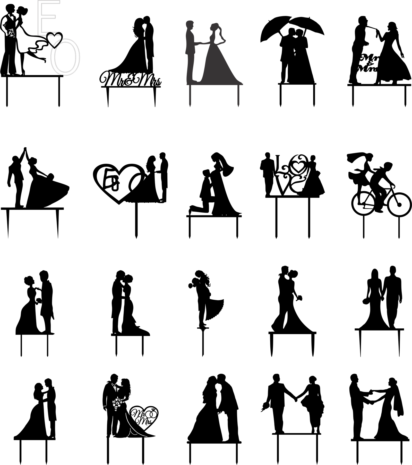 decoraciones para pastelería toppers 11