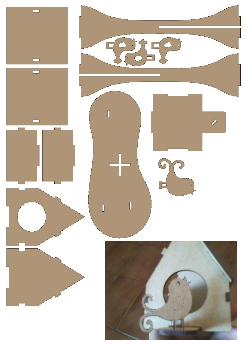 decoración de casa para pajaritos