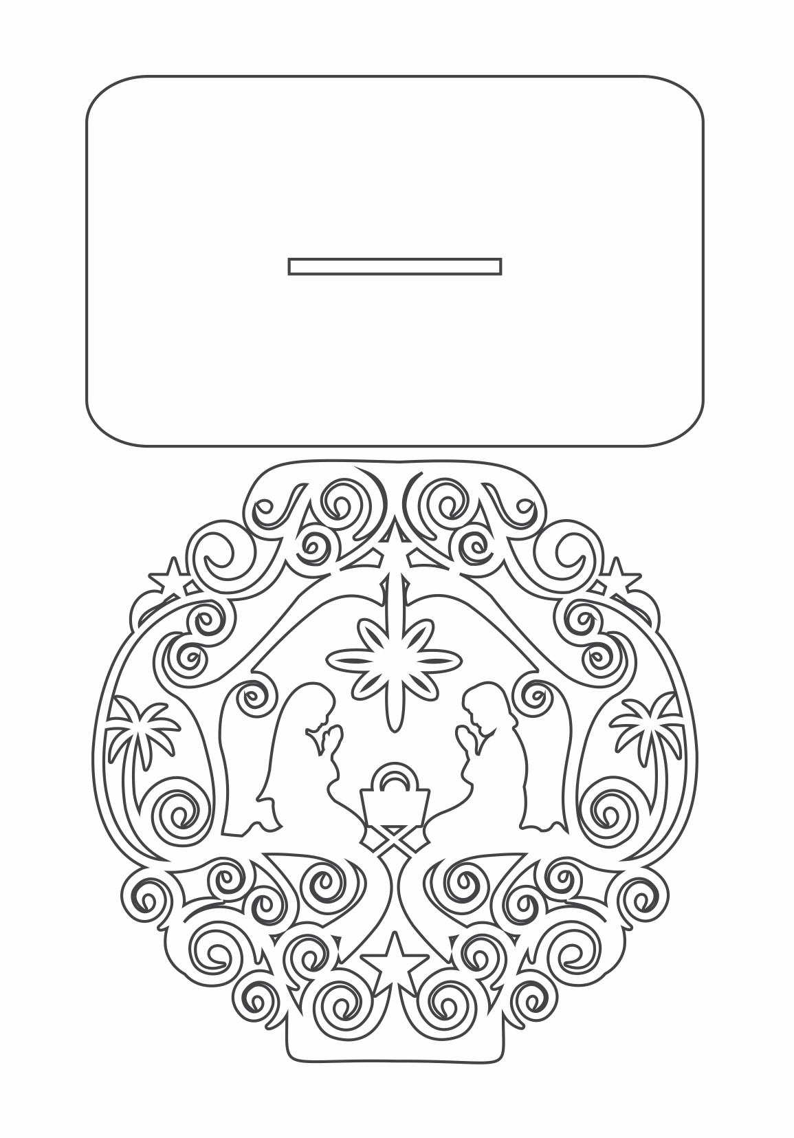 decoración nacimiento con base