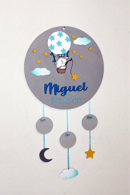 decoración para bebé elefante