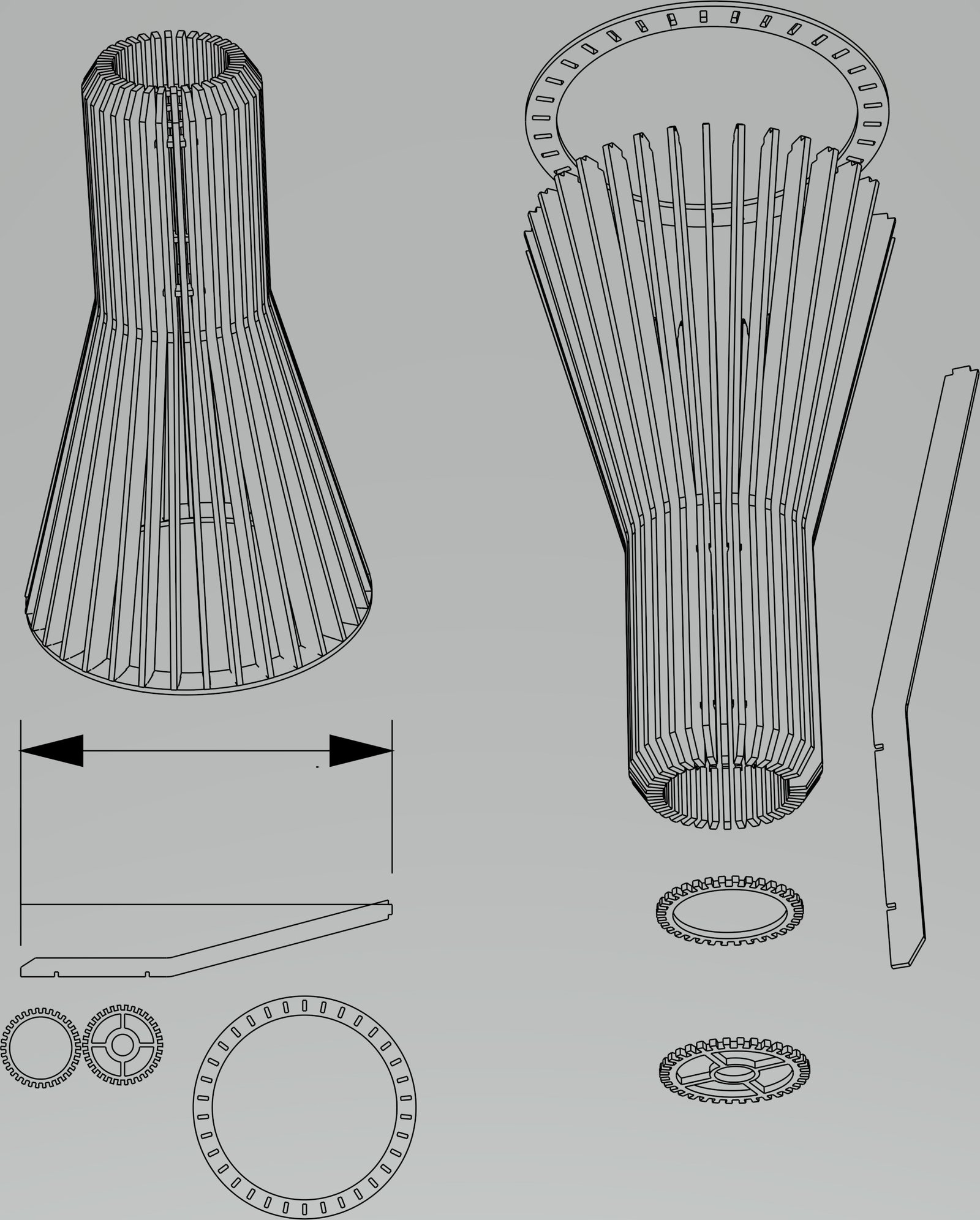 decoración tridimensional