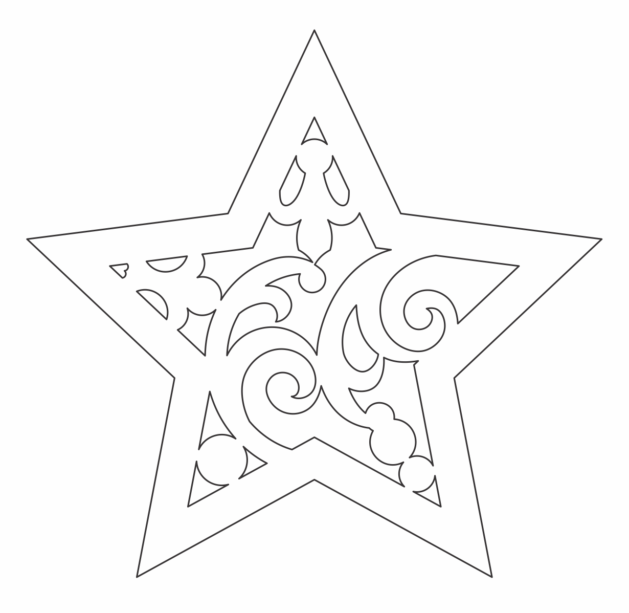 estrella decorativa clásica