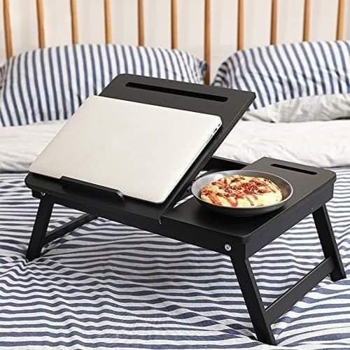 mesa con base reclinable