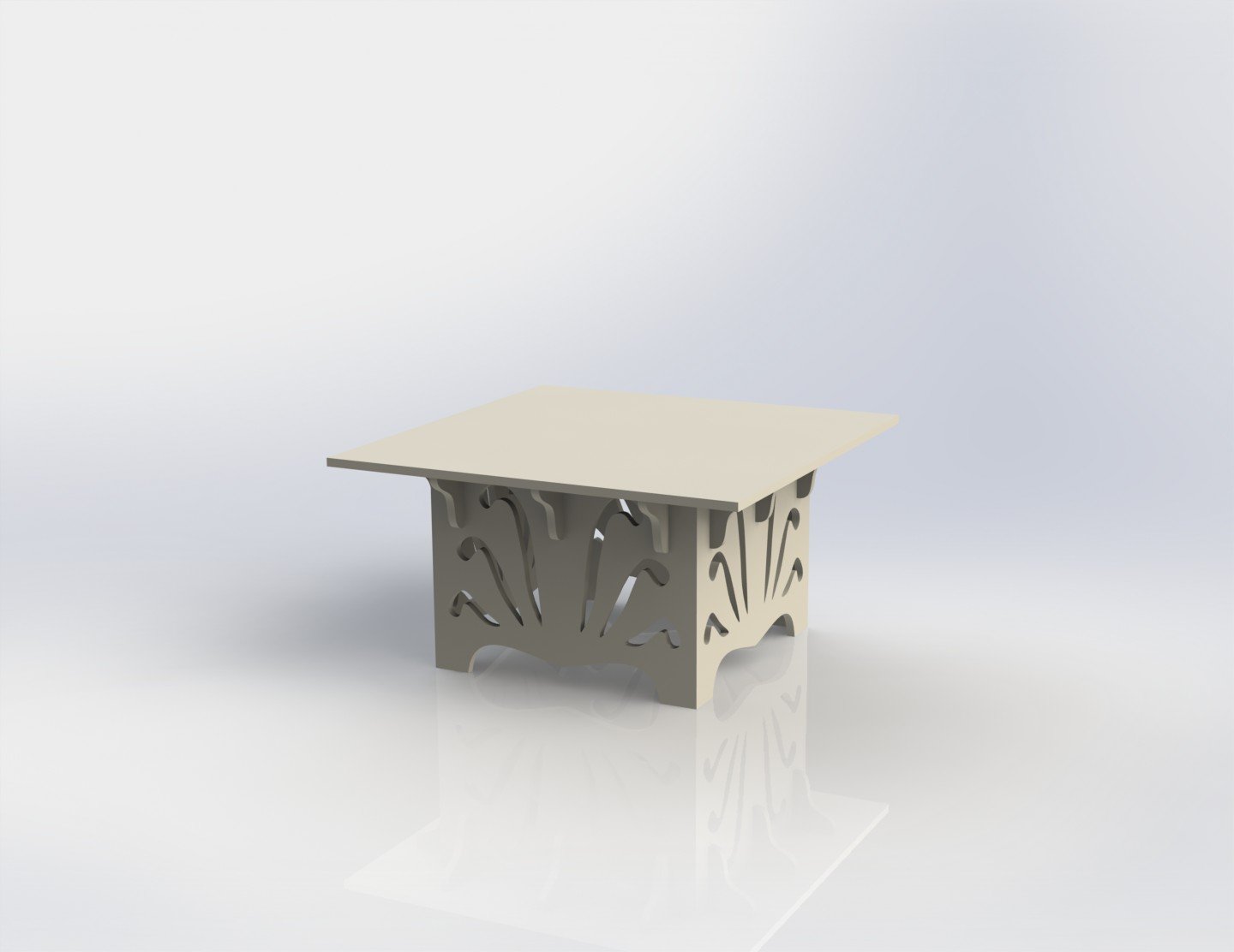 mesa de centro cuadrada