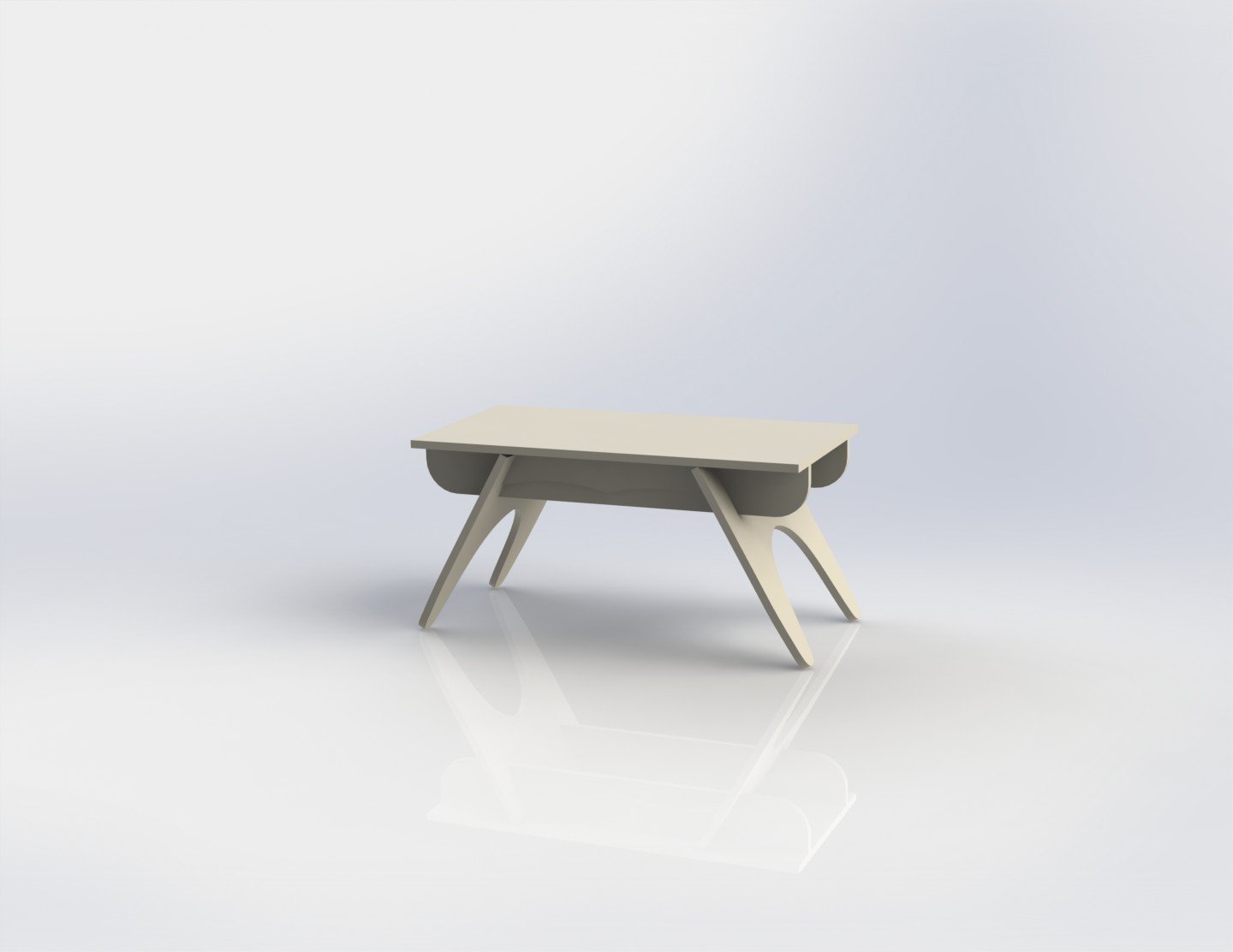 mesa de centro rectangular