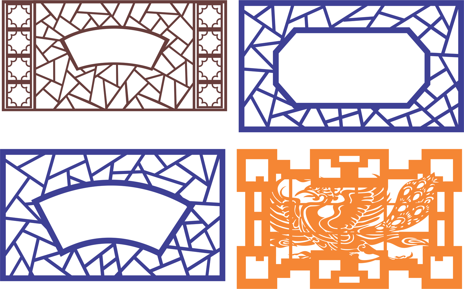 patrones orientales decorativos